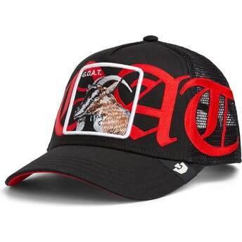 Svart trucker-keps get Old English Goat The Farm från Goorin Bros.