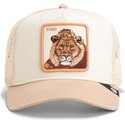 beige-trucker-keps-med-lejon-blur-king-the-farm-fran-goorin-bros