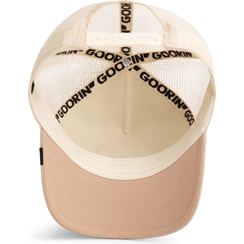 beige-trucker-keps-med-lejon-blur-king-the-farm-fran-goorin-bros