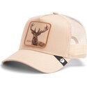 beige-trucker-keps-hjort-blur-stag-the-farm-fran-goorin-bros