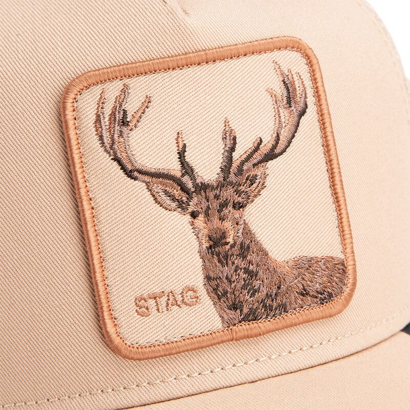 beige-trucker-keps-hjort-blur-stag-the-farm-fran-goorin-bros