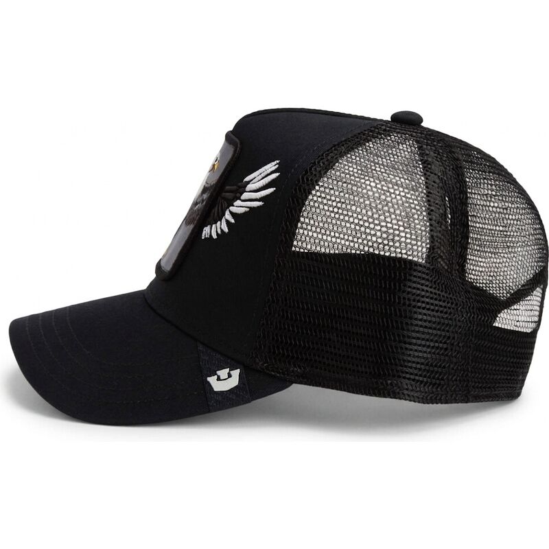 svart-trucker-keps-orn-wings-free-the-farm-fran-goorin-bros