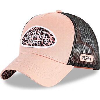 Truckerkepa rosa och leopard LOLE från Von Dutch