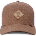 truckerkeps-brun-och-svart-hft-jerseyspots-fran-djinns