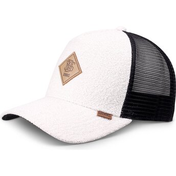 Beige och svart trucker-keps HFT KnobFab från Djinns