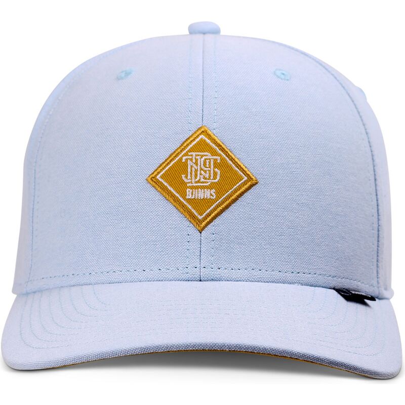bojd-bla-justerbar-keps-med-gul-logotyp-truefit-oxfordcontra-fran-djinns