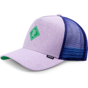 Trucker-keps lila med grön logotyp HFT OxfordContra från Djinns