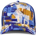 keps-trucker-bla-och-brun-hft-patternabstract-fran-djinns