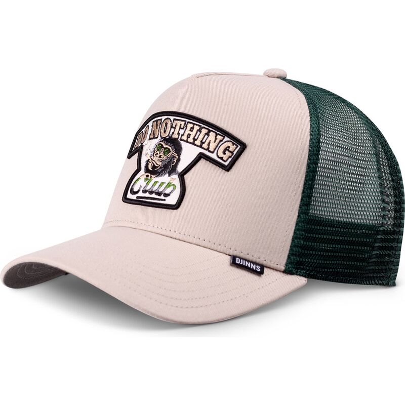 truckerkeps-khaki-och-gron-hft-do-nothing-club-gorilla-fran-djinns