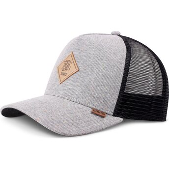Grå och svart trucker-keps HFT JerseySpots från Djinns