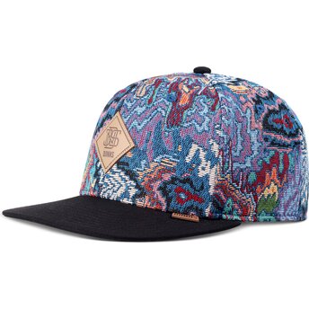 Platt keps flerfärgad snapback Colourexplo från Djinns