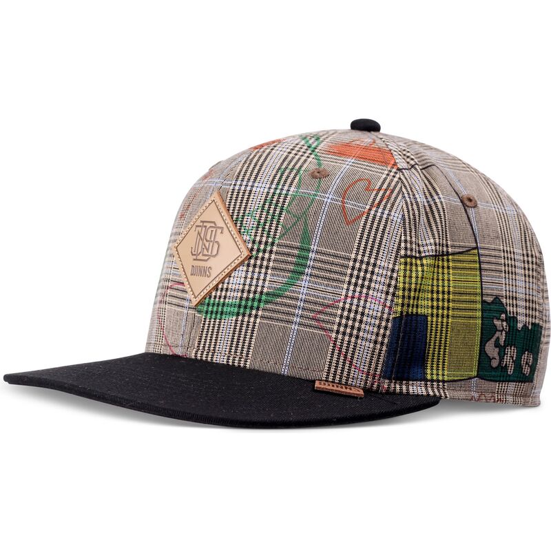 gra-och-svart-platt-snapback-keps-crinklecheck-fran-djinns