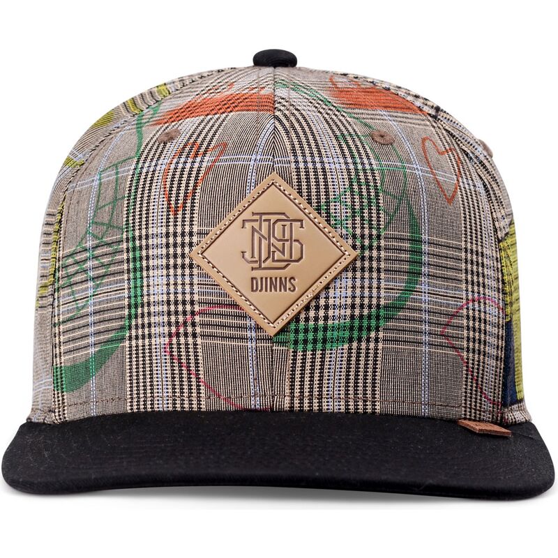 gra-och-svart-platt-snapback-keps-crinklecheck-fran-djinns
