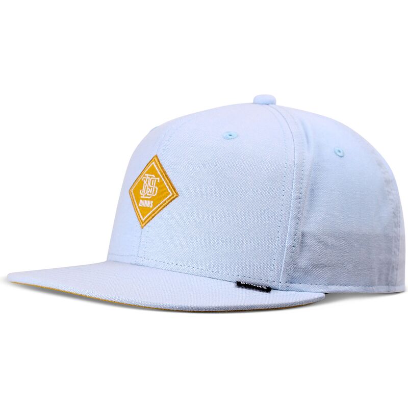 platt-bla-snapback-keps-med-gul-oxfordcontra-logotyp-fran-djinns