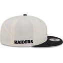 beige-och-svart-platt-keps-snapback-9fifty-training-pack-2026-fran-las-vegas-raiders-nfl-av-new-era