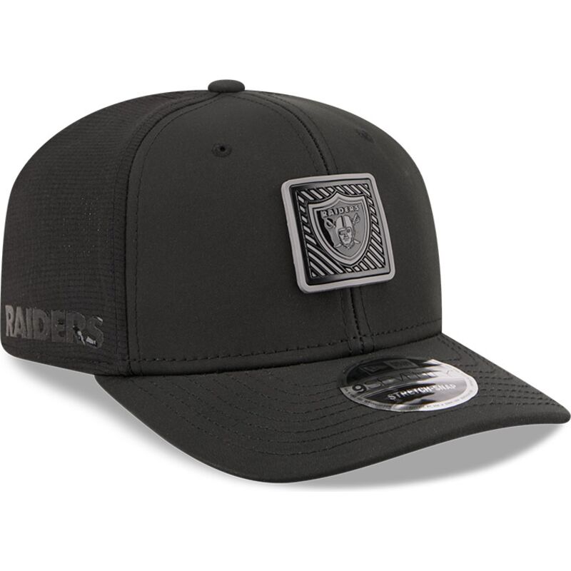 kepsar-curva-svart-snapback-9seventy-stretch-snap-training-pack-2026-fran-las-vegas-raiders-nfl-av-new-era