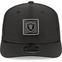 kepsar-curva-svart-snapback-9seventy-stretch-snap-training-pack-2026-fran-las-vegas-raiders-nfl-av-new-era