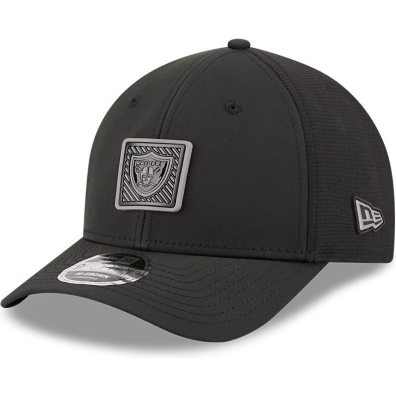 svart-bojd-keps-snapback-9forty-m-crown-training-pack-2026-fran-las-vegas-raiders-nfl-av-new-era