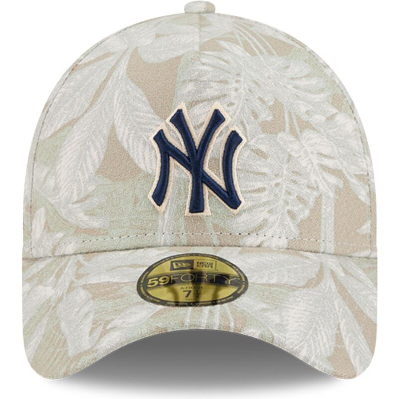 bojd-beige-justerad-keps-59forty-a-frame-leafy-palm-fran-new-york-yankees-mlb-av-new-era