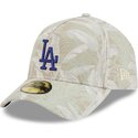bojd-beige-justerad-keps-59forty-a-frame-leafy-palm-fran-los-angeles-dodgers-mlb-av-new-era