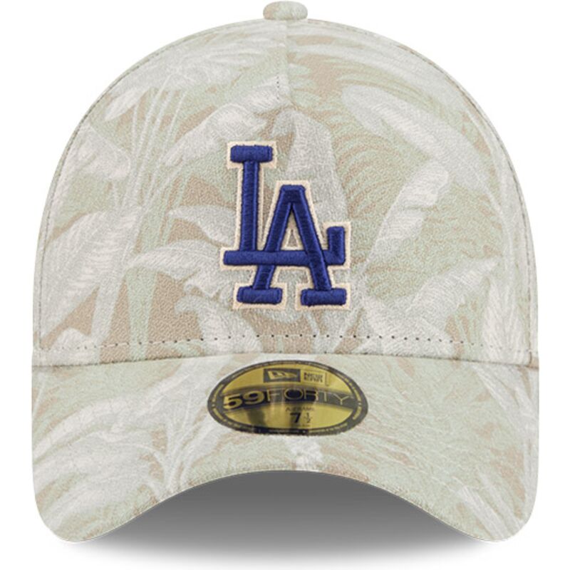 bojd-beige-justerad-keps-59forty-a-frame-leafy-palm-fran-los-angeles-dodgers-mlb-av-new-era
