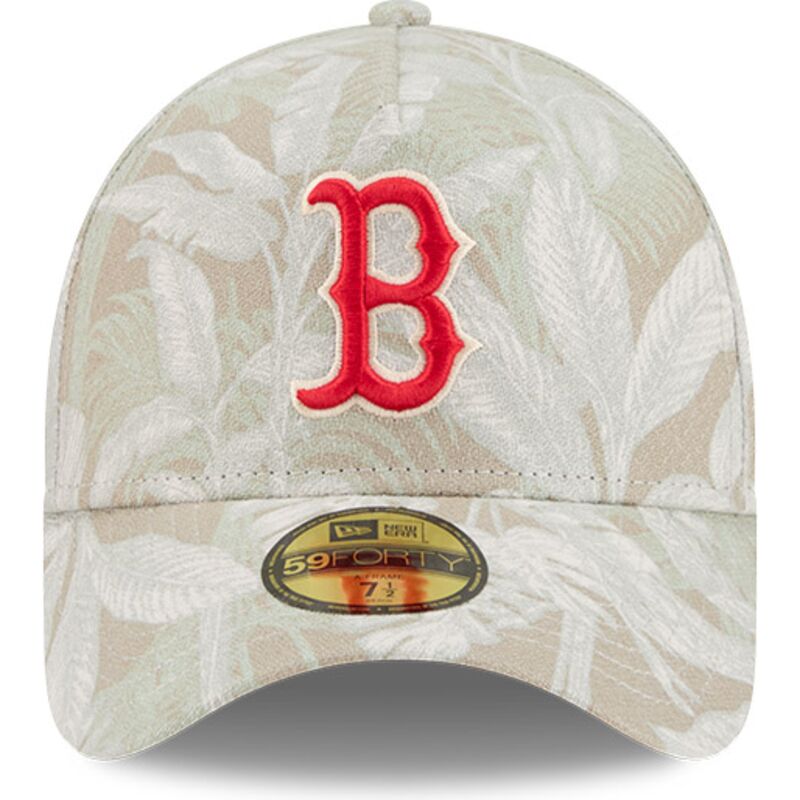 bojd-beige-justerad-keps-59forty-a-frame-leafy-palm-fran-boston-red-sox-mlb-av-new-era