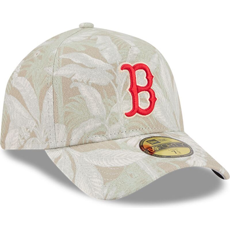 bojd-beige-justerad-keps-59forty-a-frame-leafy-palm-fran-boston-red-sox-mlb-av-new-era