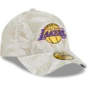 bojd-beige-justerad-keps-59forty-a-frame-leafy-palm-los-angeles-lakers-nba-fran-new-era