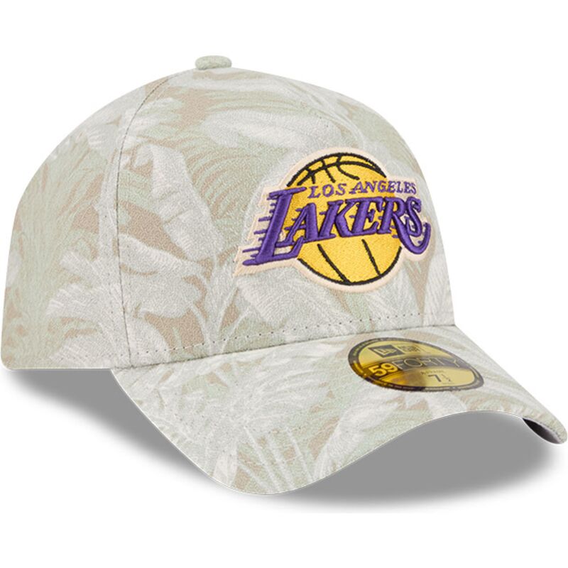bojd-beige-justerad-keps-59forty-a-frame-leafy-palm-los-angeles-lakers-nba-fran-new-era