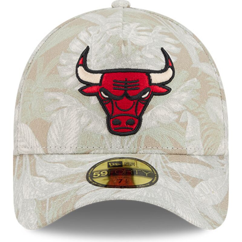 bojd-beige-justerad-keps-59forty-a-frame-leafy-palm-fran-chicago-bulls-nba-av-new-era