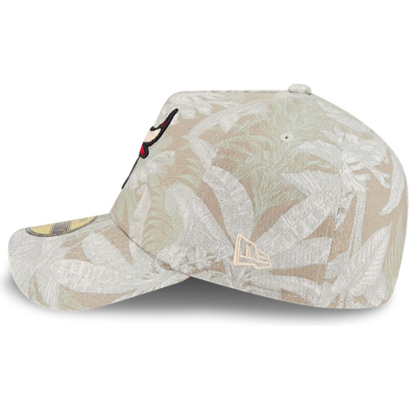 bojd-beige-justerad-keps-59forty-a-frame-leafy-palm-fran-chicago-bulls-nba-av-new-era
