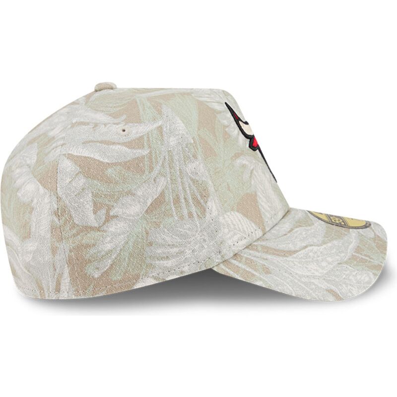 bojd-beige-justerad-keps-59forty-a-frame-leafy-palm-fran-chicago-bulls-nba-av-new-era