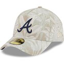 bojd-beige-justerad-keps-59forty-a-frame-leafy-palm-fran-atlanta-braves-mlb-av-new-era