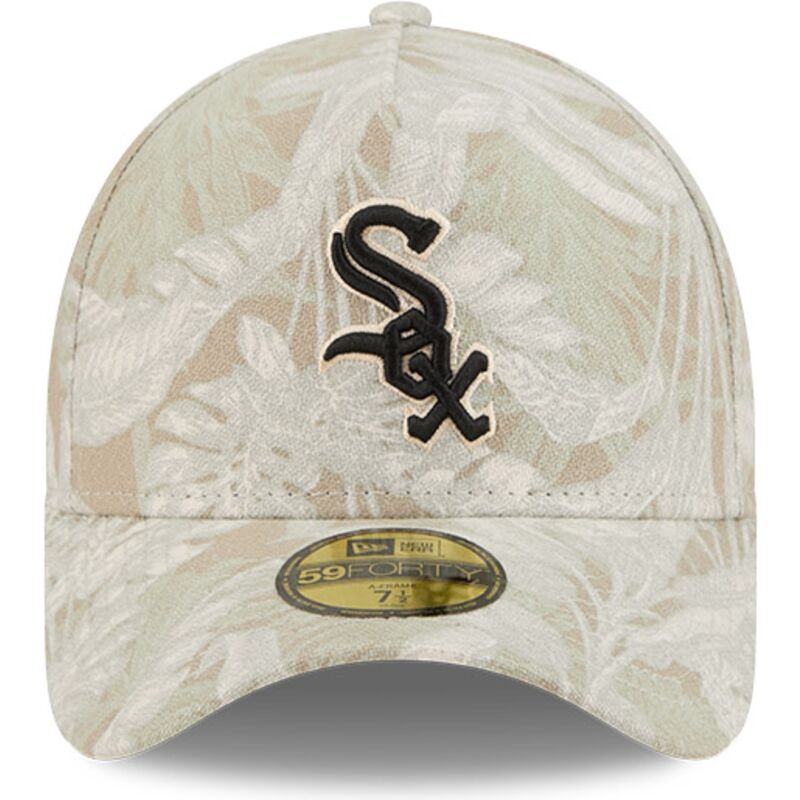 bojd-beige-justerad-keps-59forty-a-frame-leafy-palm-fran-chicago-white-sox-mlb-av-new-era