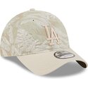 bojd-beige-justerbar-keps-9twenty-leafy-palm-fran-los-angeles-dodgers-mlb-av-new-era