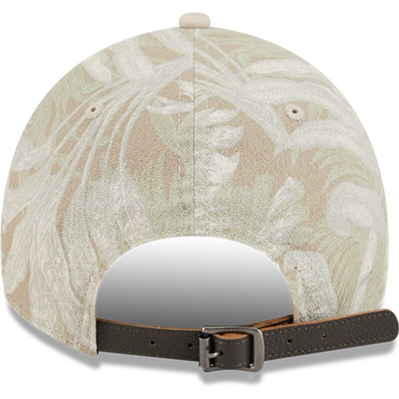bojd-beige-justerbar-keps-9twenty-leafy-palm-fran-new-york-yankees-mlb-av-new-era
