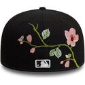 svart-platt-keps-justerad-59fifty-floral-fran-chicago-white-sox-mlb-av-new-era