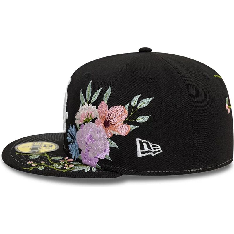 svart-platt-keps-justerad-59fifty-floral-fran-chicago-white-sox-mlb-av-new-era