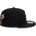 svart-platt-keps-justerad-59fifty-floral-fran-chicago-white-sox-mlb-av-new-era
