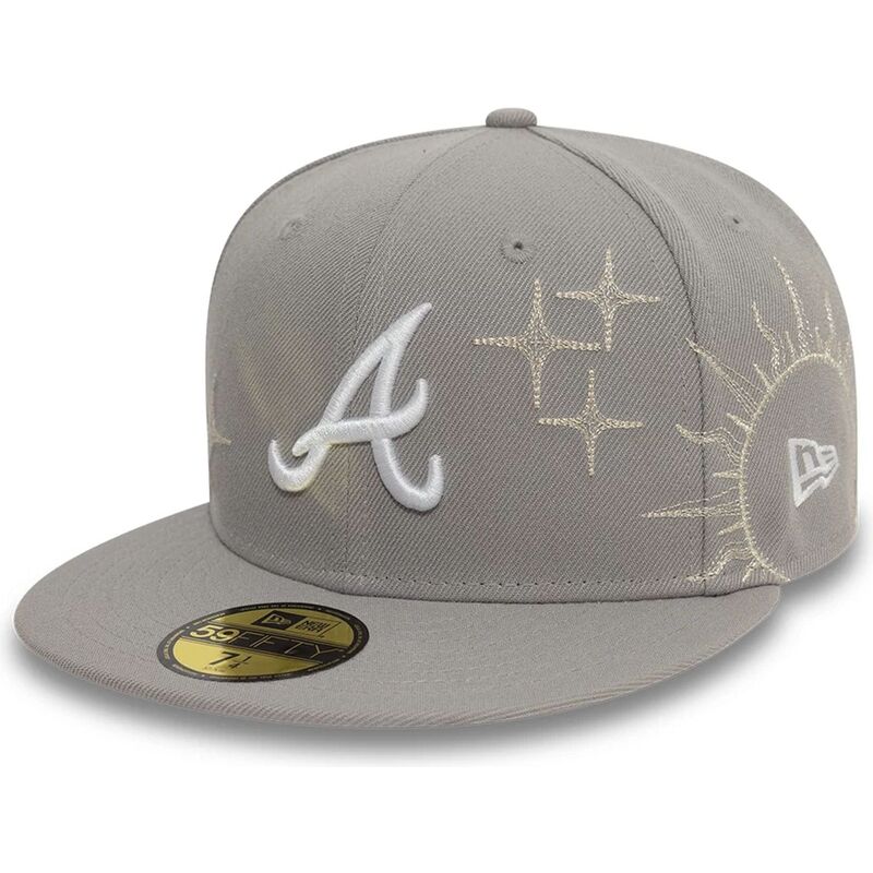 gra-platt-keps-justerad-59fifty-zodiac-fran-atlanta-braves-mlb-av-new-era