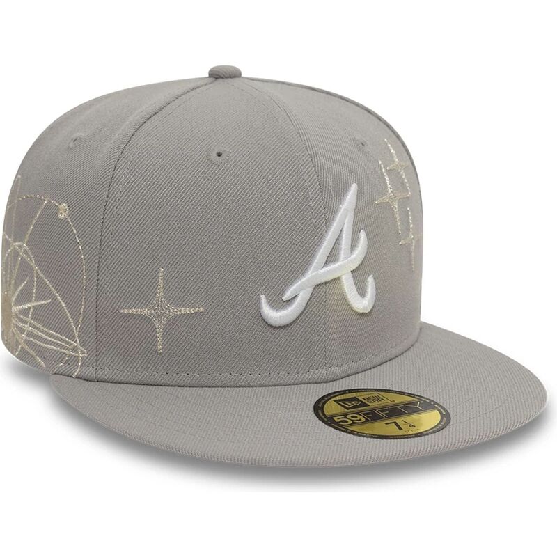 gra-platt-keps-justerad-59fifty-zodiac-fran-atlanta-braves-mlb-av-new-era