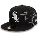 svart-platt-keps-justerad-59fifty-zodiac-fran-chicago-white-sox-mlb-av-new-era