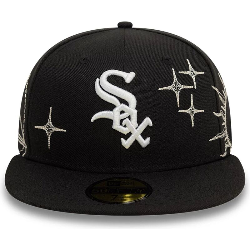 svart-platt-keps-justerad-59fifty-zodiac-fran-chicago-white-sox-mlb-av-new-era