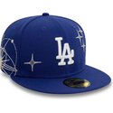 platt-bla-justerad-59fifty-zodiac-keps-fran-los-angeles-dodgers-mlb-av-new-era