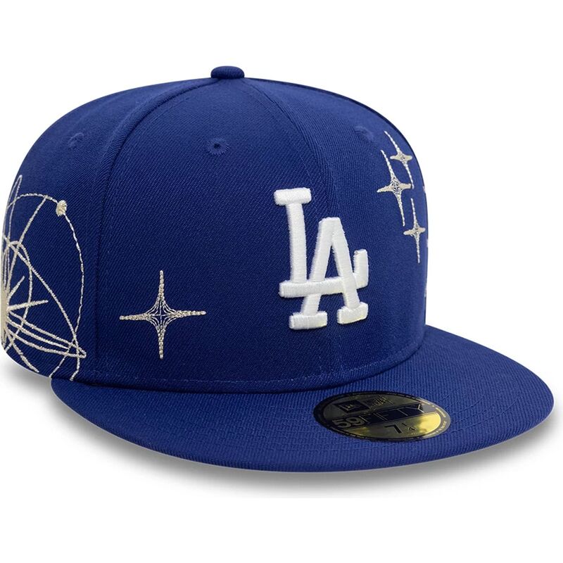 platt-bla-justerad-59fifty-zodiac-keps-fran-los-angeles-dodgers-mlb-av-new-era
