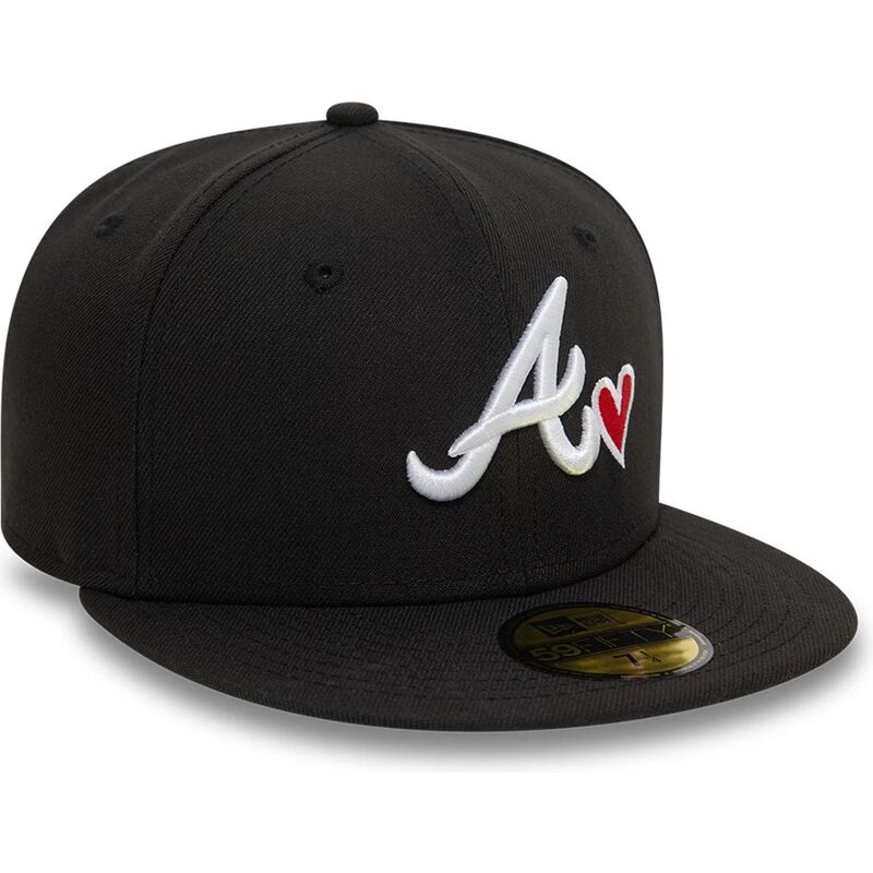 svart-platt-keps-justerad-59fifty-heart-icon-fran-atlanta-braves-mlb-av-new-era