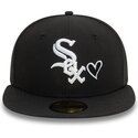 svart-platt-keps-justerad-59fifty-heart-icon-fran-chicago-white-sox-mlb-av-new-era