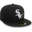 svart-platt-keps-justerad-59fifty-heart-icon-fran-chicago-white-sox-mlb-av-new-era