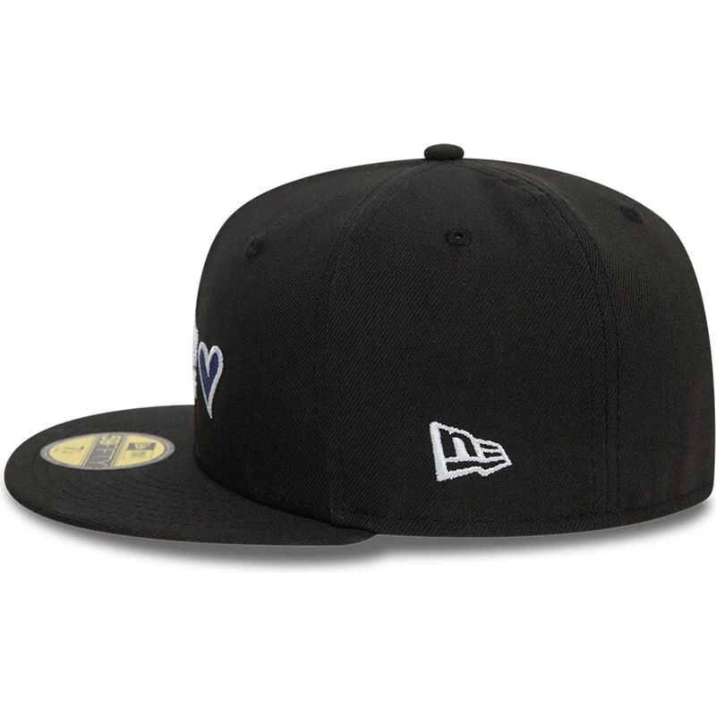 svart-platt-keps-justerad-59fifty-heart-icon-los-angeles-dodgers-mlb-fran-new-era