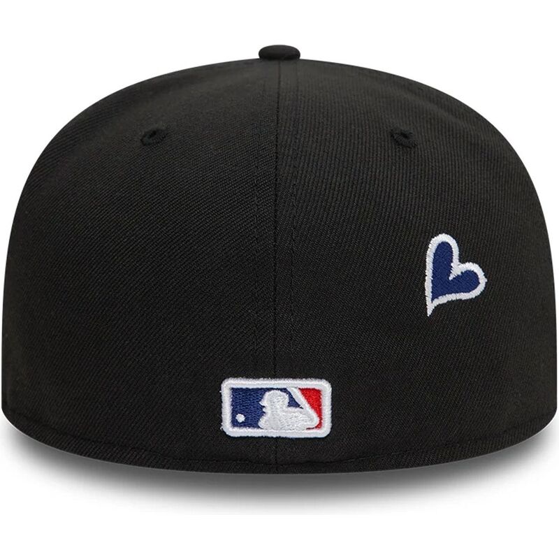 svart-platt-keps-justerad-59fifty-heart-icon-los-angeles-dodgers-mlb-fran-new-era